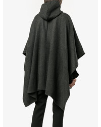 Темно-серое пончо от Balenciaga