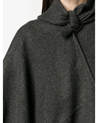 Темно-серое пончо от Balenciaga