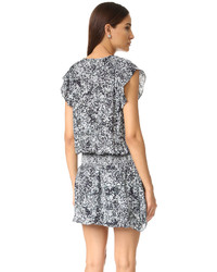 Темно-серое шелковое платье от Parker