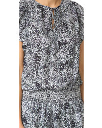 Темно-серое шелковое платье от Parker