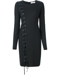 Темно-серое шерстяное платье от A.F.Vandevorst