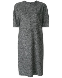 Темно-серое шерстяное платье от Jil Sander