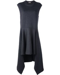 Темно-серое шерстяное платье от Marni