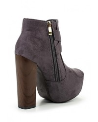 Темно-серые ботильоны от Malien