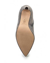 Темно-серые ботфорты от Pura Lopez