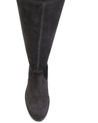 Темно-серые ботфорты от Baldinini