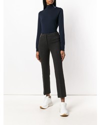 Женские темно-серые брюки-галифе от Peserico