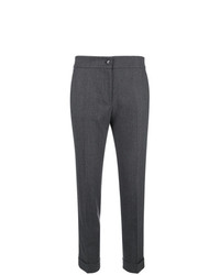 Женские темно-серые брюки-галифе от Etro