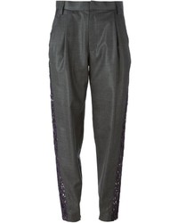 Женские темно-серые брюки-галифе от Kolor