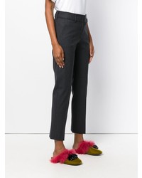 Женские темно-серые брюки-галифе от Piazza Sempione