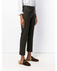 Женские темно-серые брюки-галифе от Piazza Sempione