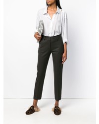 Женские темно-серые брюки-галифе от Piazza Sempione