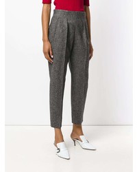 Женские темно-серые брюки-галифе от Maison Margiela