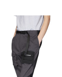 Темно-серые брюки карго от Palm Angels