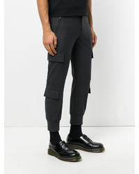 Темно-серые брюки карго от Neil Barrett