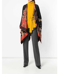 Темно-серые брюки-клеш от Etro