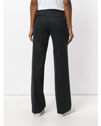 Темно-серые брюки-клеш от Dondup