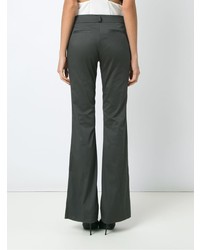 Темно-серые брюки-клеш от Tufi Duek