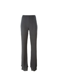 Темно-серые брюки-клеш от Romeo Gigli Vintage