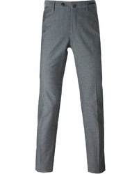 Темно-серые брюки чинос с принтом от Pt01