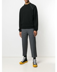 Темно-серые брюки чинос от Prada