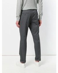 Темно-серые брюки чинос от Prada