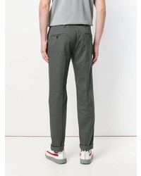 Темно-серые брюки чинос от Prada