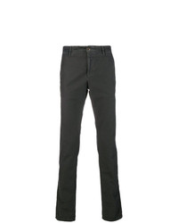 Темно-серые брюки чинос от Incotex