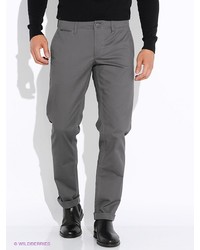 Темно-серые брюки чинос от Oodji