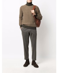 Темно-серые брюки чинос от Dell'oglio