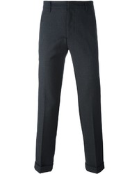 Мужские темно-серые брюки от Emporio Armani
