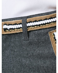 Мужские темно-серые брюки от Sacai