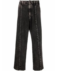 Мужские темно-серые вареные джинсы от Diesel