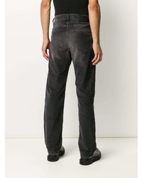 Мужские темно-серые вельветовые джинсы от Diesel