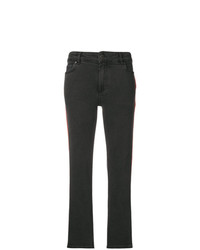 Темно-серые вельветовые узкие брюки от Victoria Victoria Beckham
