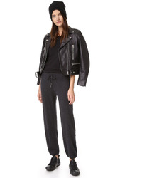 Женские темно-серые вязаные брюки от 360 Sweater