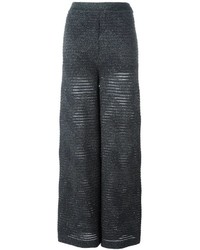 Женские темно-серые вязаные брюки от M Missoni