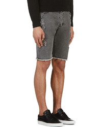 Мужские темно-серые джинсовые шорты от Surface to Air