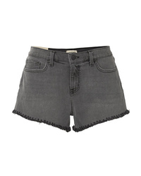Женские темно-серые джинсовые шорты от L'Agence
