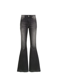 Темно-серые джинсы-клеш от Amapô
