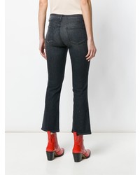 Темно-серые джинсы-клеш от J Brand