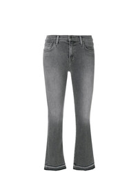 Темно-серые джинсы-клеш от J Brand