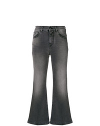 Темно-серые джинсы-клеш от Jacob Cohen
