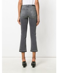 Темно-серые джинсы-клеш от J Brand