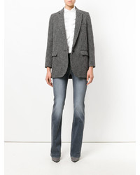 Темно-серые джинсы-клеш от 7 For All Mankind