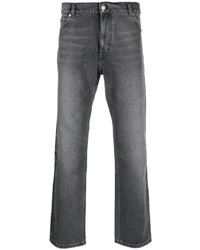 Мужские темно-серые джинсы с вышивкой от Courrèges
