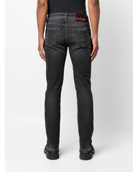 Мужские темно-серые джинсы с вышивкой от Jacob Cohen