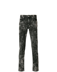 Мужские темно-серые джинсы с принтом от BLK DNM