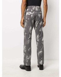 Мужские темно-серые джинсы с принтом от Misbhv