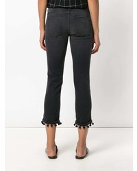 Женские темно-серые джинсы с украшением от Current/Elliott